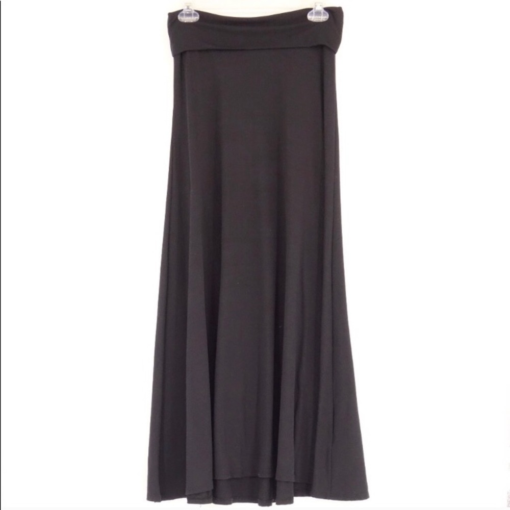 Lularoe maxi skirt. Black full length. Size XS